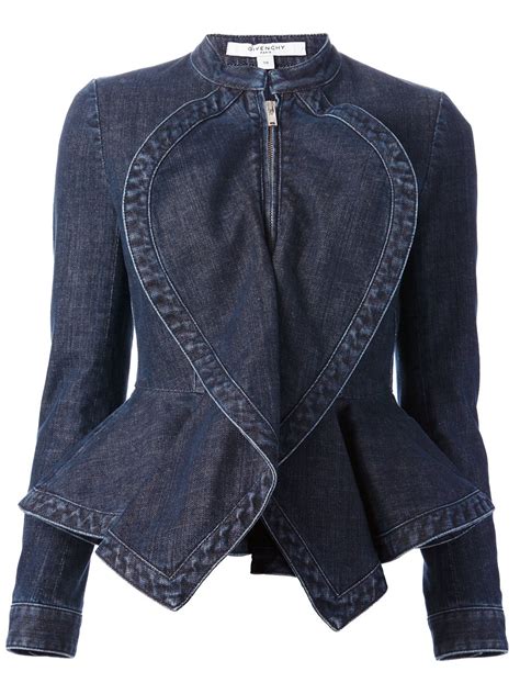 givenchy zipper denim jacket|Givenchy Denim Jackets for Women .